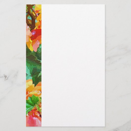 BEGONIAS BRIEFPAPIER (Voorkant)