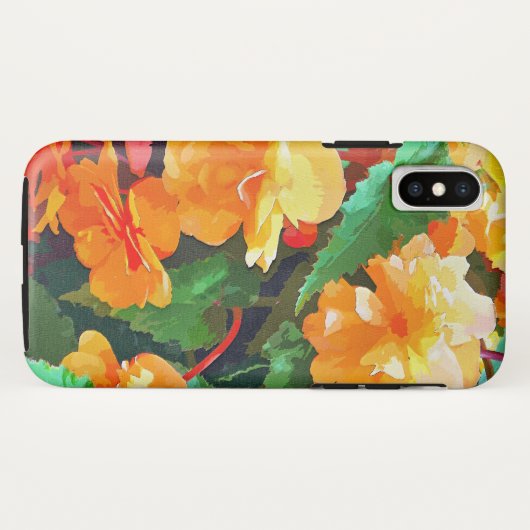 BEGONIAS Case-Mate iPhone CASE (Achterkant (horizontaal))