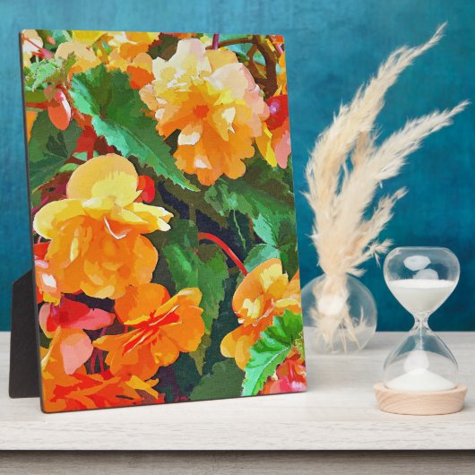 BEGONIAS FOTOPLAAT (Zijkant)