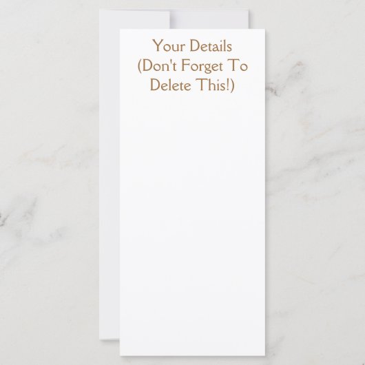 BEGONIAS-KAART (Achterkant)