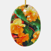 BEGONIAS KERAMISCH ORNAMENT (Voorkant)