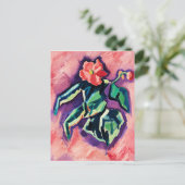 Begonias, modern kunstwerk van Marsden Hartley Briefkaart (Staand voorkant)