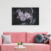 Begonias op het galerijcanvas van de tuinarchitect canvas afdruk (Insitu (Woonkamer))