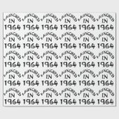 Begonnen in 1964 cadeaupapier (Vlak)