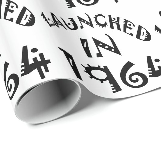 Begonnen in 1964 cadeaupapier (Rol Hoek)