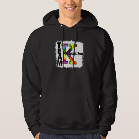 Begonnen leraar en student Kindergarten Terug Hoodie (Voorkant)