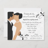 Begonnen met een Kiss Etnische Vrijgezellenfeest U Kaart (Voorkant)