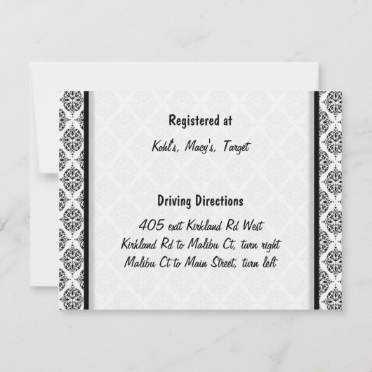 Begonnen met een Kiss Etnische Vrijgezellenfeest U Kaart (Achterkant)