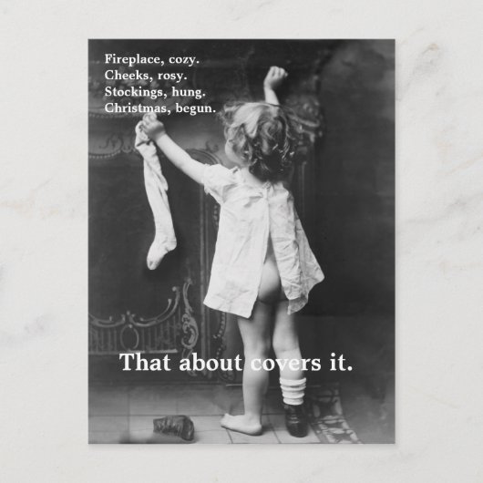 Begonnen met Kerstmis - Briefkaart (Voorkant)