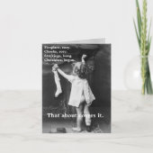 Begonnen met Kerstmis - de Kaart van de Nota (Voorkant)