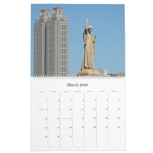 begraafplaats 2021 (begraafplaats Oakland, Atlanta Kalender (Mar 2026)
