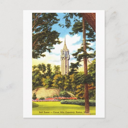 begraafplaats Bell Tower in Boston, Massachusetts Briefkaart (Voorkant)
