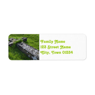 begraafplaats bij Rock of Cashel Etiket