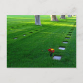 begraafplaats briefkaart (Voorkant)