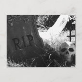 begraafplaats briefkaart (Voorkant)