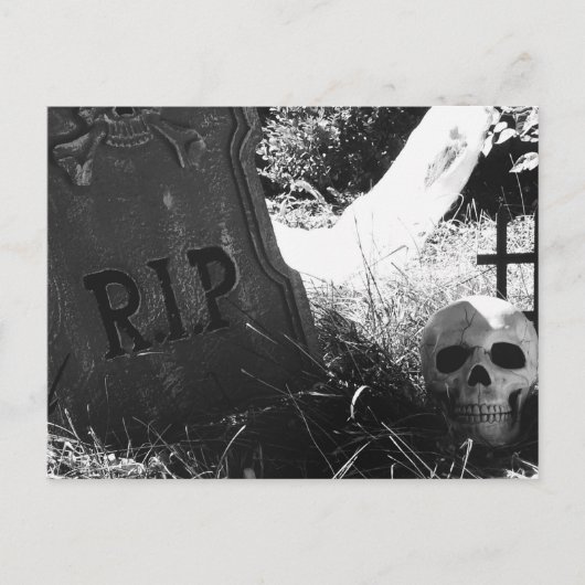 begraafplaats briefkaart (Voorkant)