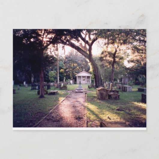 begraafplaats briefkaart (Voorkant)