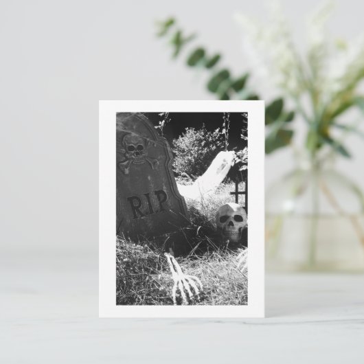 begraafplaats briefkaart (Staand voorkant)