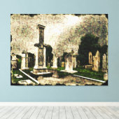 begraafplaats canvas afdruk (Insitu (Houten vloer))