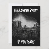 begraafplaats, Halloween Party, als je het durft Kaart (Voorkant)