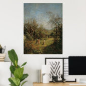 Begraafplaats in Goisern verlaten Poster (Thuiskantoor)