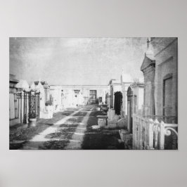 begraafplaats in New Orleans Louisiana Poster