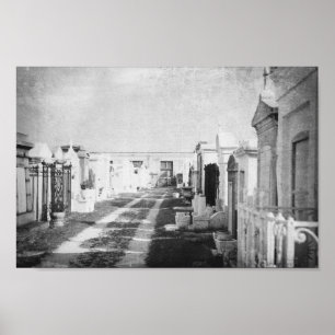 begraafplaats in New Orleans Louisiana Poster