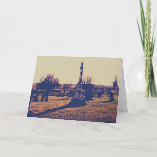 begraafplaats in Washington, Iowa Kaart (Voorkant)