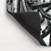 Begraafplaats kruis in hart muismat (Hoek)