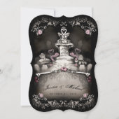 Begraafplaats liefde "Samen met" bruiloft uitnodig Kaart (Voorkant)