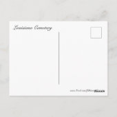 Begraafplaats Louisiana #2 Briefkaart (Achterkant)