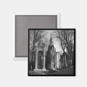 Begraafplaats Mausoleum Gotische magneet (Voorkant / Achterkant)