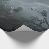 begraafplaats met angelstandtomb cadeaupapier (Hoek)