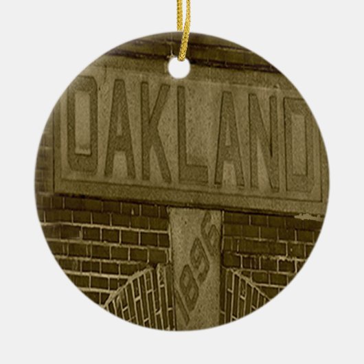 begraafplaats Oakland, begraafplaats Oakland, Atla Keramisch Ornament (Voorkant)