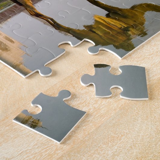 begraafplaats van de beroemde Taj Mahal-tempel op Legpuzzel (Zijkant)