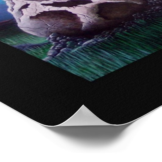 begraafplaats van de grote zweefvliegtuig poster (Hoek)