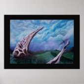 begraafplaats van de grote zweefvliegtuig poster (Voorkant)