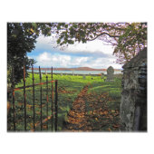 begraafplaats van Iona Foto Afdruk (Voorkant)