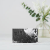 begraafplaats visitekaartje (Staand voorkant)