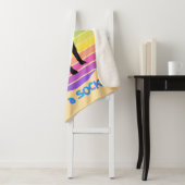 Begraaft uw Pitbull sok om Sunset Peach te retro? Sherpa Deken (In situ)