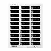 Begrafenis 30e RIP Twintigers 20s Grappige Schedel Etiket (Full Sheet)