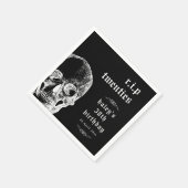 Begrafenis 30th RIP Twenties 20s Grappige schedel Servet