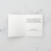 Begrafenis A Hui Hou dank u van familie Bedankkaart (Binnen)