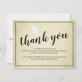 Begrafenis bedankje Opmerking |  rouw Bedankkaart (Voorkant)