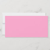 Begrafenis bedankje Opmerking | Roze chrysanten Kaart (Achterkant)