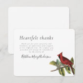  begrafenis bedankkaart (Voorkant / Achterkant)