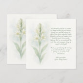  begrafenis bedankkaart (Voorkant / Achterkant)