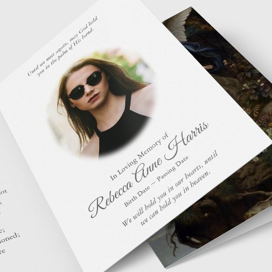 Begrafenis bedankkaarten | Angel Watching 01