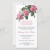 Begrafenis bedankkaarten | Antiek thee Roos 3 Bedankkaart (Voorkant)