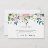 Begrafenis bedankkaarten | Bloemmoment Bedankkaart (Voorkant)